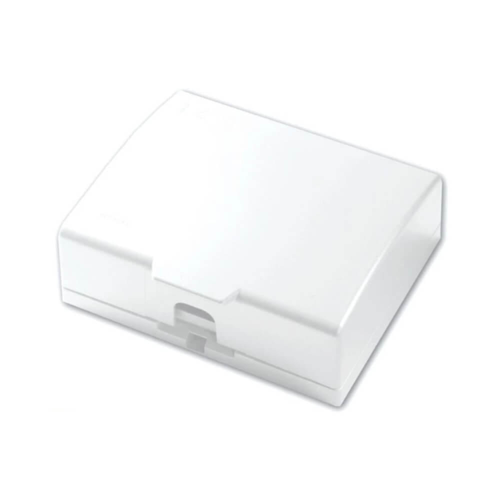 ฝากันน้ำสำหรับเต้ารับ SIEMENS ซีรีส์ AZIO ขนาด 120 มม. สีขาว